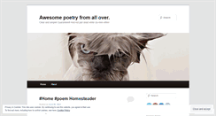 Desktop Screenshot of poetryisjustawesome.com